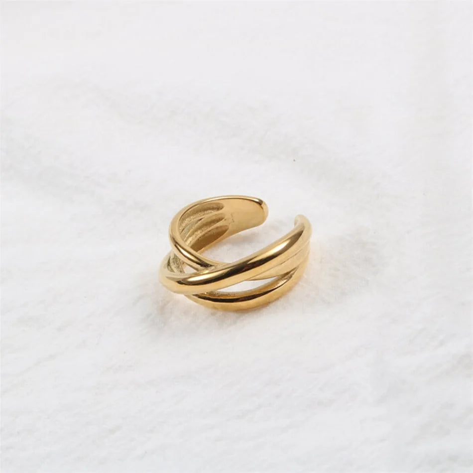 Infinity gold Ring