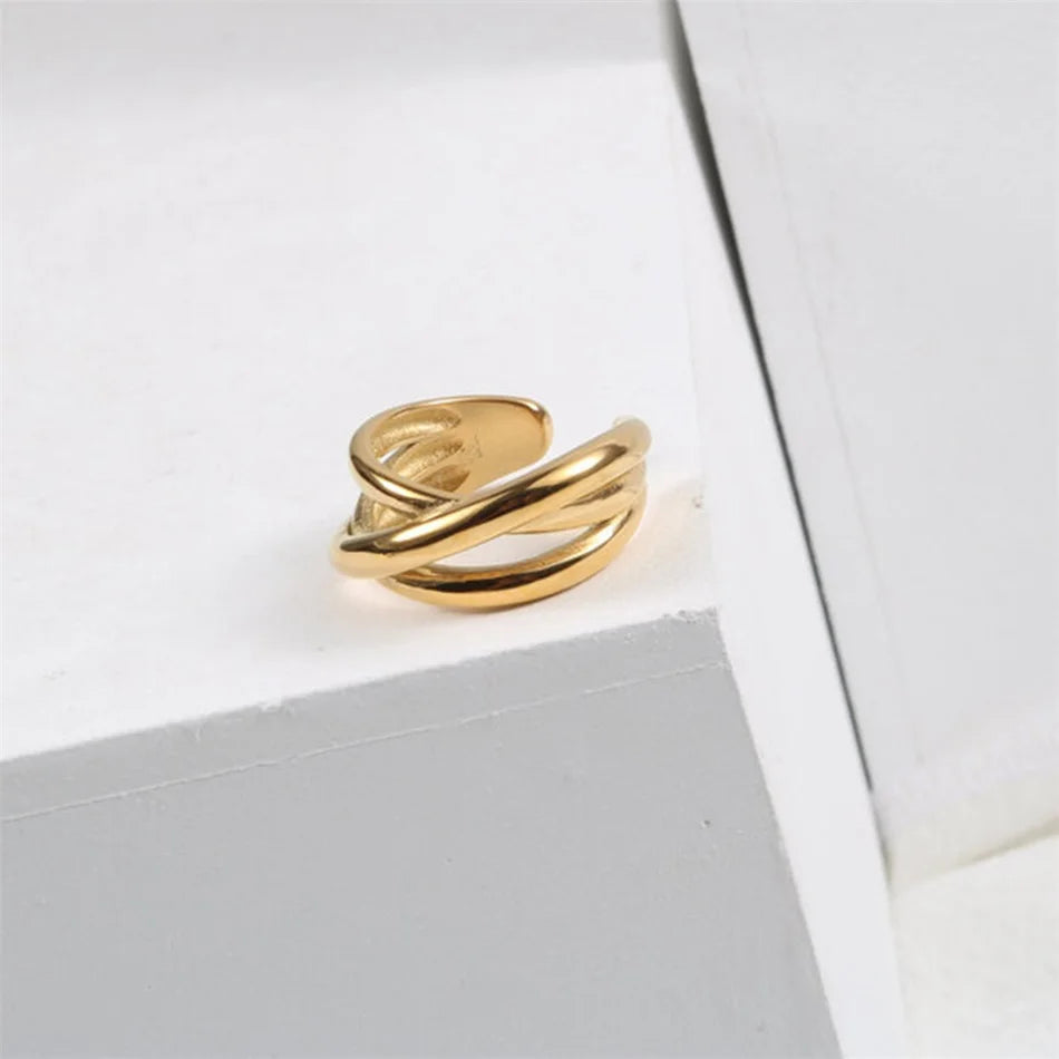 Infinity gold Ring
