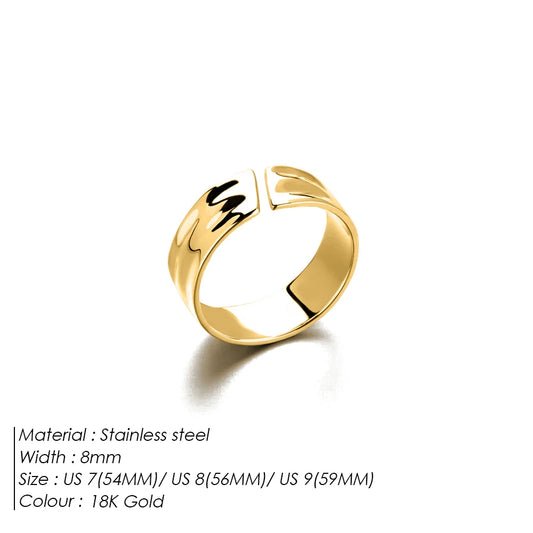 Classic Gold Band Ring  - להזמין בזהב