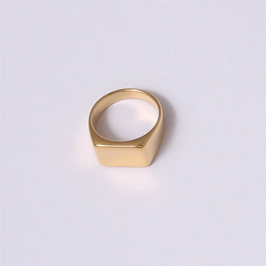 Rectangular Gold Signet Ring